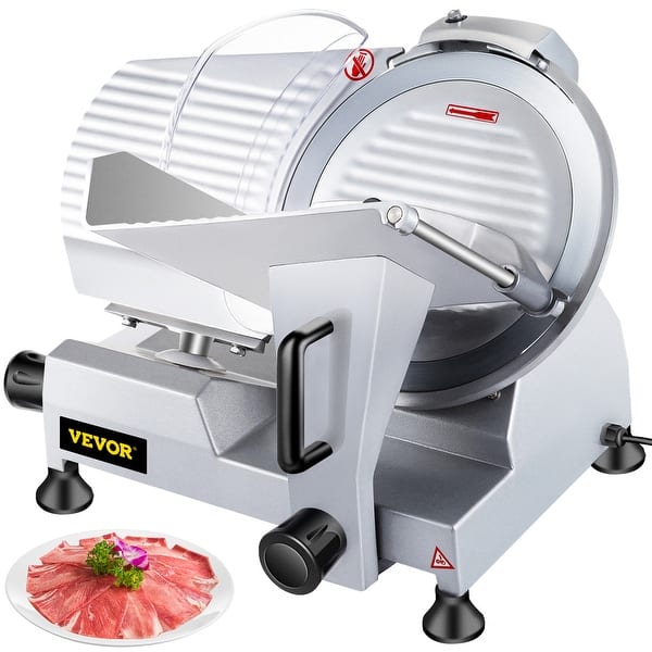 VEVOR Commercial 12" Blade Meat Slicer Deli Food cutter Electric slicer 440RPM 18 x 13.6 x 16.